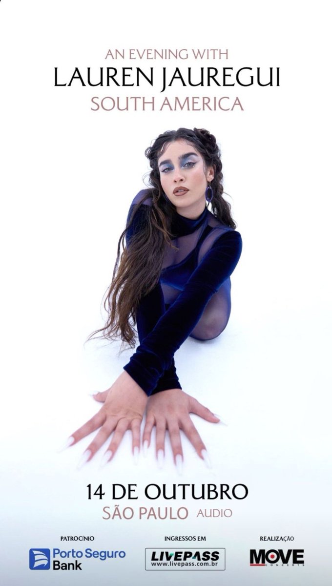 jaureguilineBR's tweet photo. ISSO NÃO É UM TREINAMENTO! 

@LaurenJauregui vai fazer show no Brasil! 

São Paulo, 14 de Outubro na @audiosaopaulo 

Mais informações e mais datas em breve! https://t.co/pOYaJUW1o1