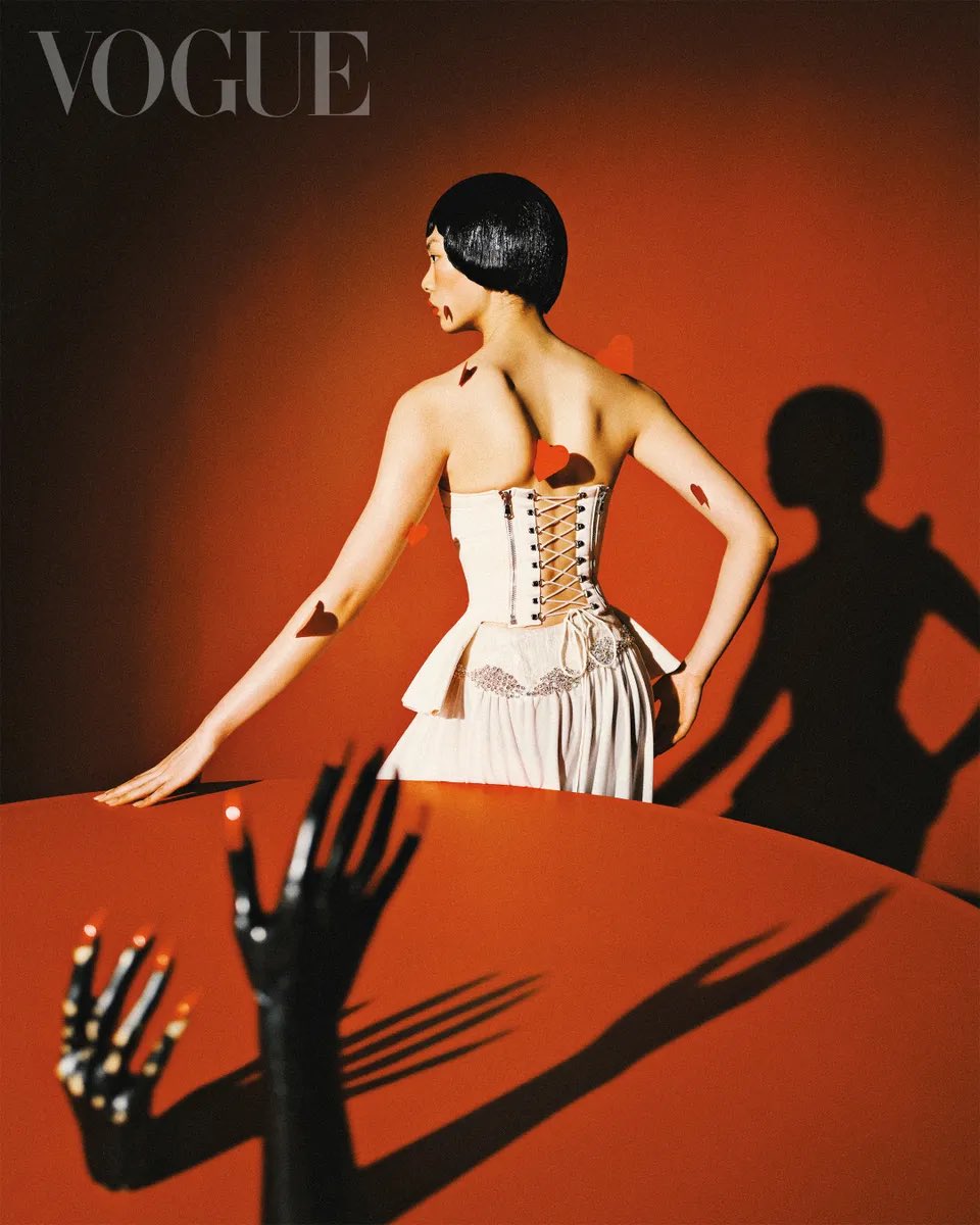 kayako higuchi &amp; liu bingbing by zhong lin for vogue taiwan, june 2022