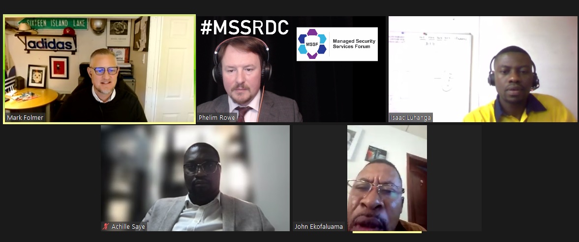 CtgIntelligence's tweet photo. Delighted to welcome @markfolmer as panel moderator for today's #MSSRDC #MSSDRC in French! We are exploring cyber security in the Democratic Republic of Congo today! Part of the #MSSWorldTour #MSSNetwork https://t.co/m4iC7MTd7c