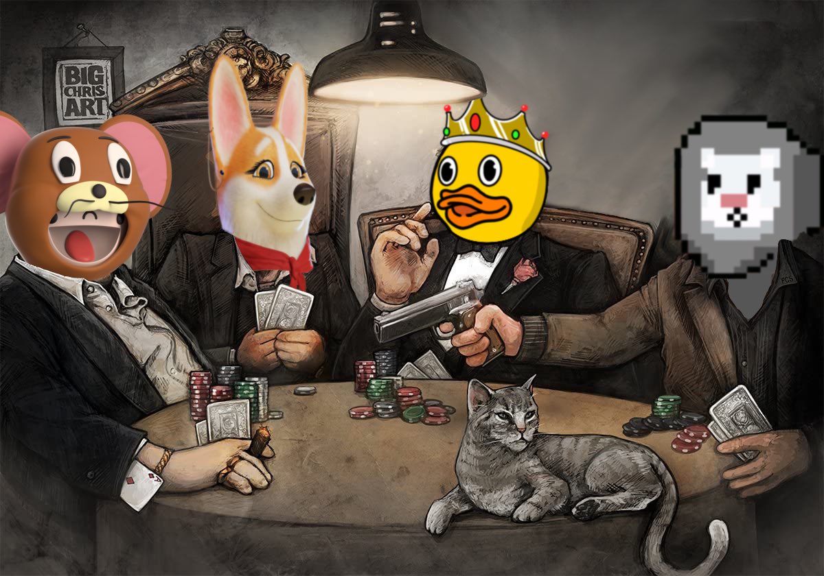 Join us today at 10am EST for a Poker Tournament with <a href="/REDNFT_/">RED NFT | #beRED | #beYourself</a> <a href="/tamacorgi/">Tamacorgi</a> <a href="/Bossylions/">Bossylion</a> <a href="/DuckieNetwork/">Duckie Network | MINT ON 6TH JULY</a>! 

Prizes include free mint spots and a cocktail 🥂

More details in our discord!
discord.com/invite/U7nXerj…

Stay Quackin 🐣