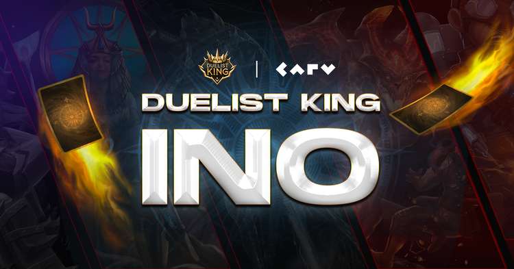 carv_official's tweet photo. @DuelistKingNFT #INO community sale begins!!!

Duelist King just launched its 1⃣st anniversary! Carv is honored to celebrate it with DK with this!

⌛️Jun.1 1PM UTC-Jun.2 1PM UTC
💰4.5 BUSD/box, 5 #NFT included, 5 boxes/wallet

Buy it here 👉 https://t.co/VLIjsvQ3Bz

#gamefi https://t.co/AI9IBFaiby