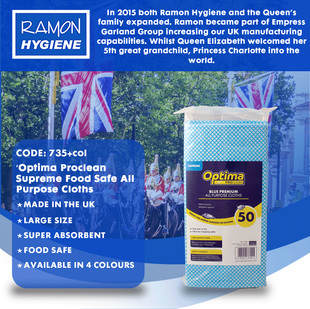 Much like the royal family, Ramon Hygiene Products continues to expand 🇬🇧 

#madeintheuk🇬🇧 #thequeensplatinumjubilee #platinumjubilee2022 #cleaningproducts #70years