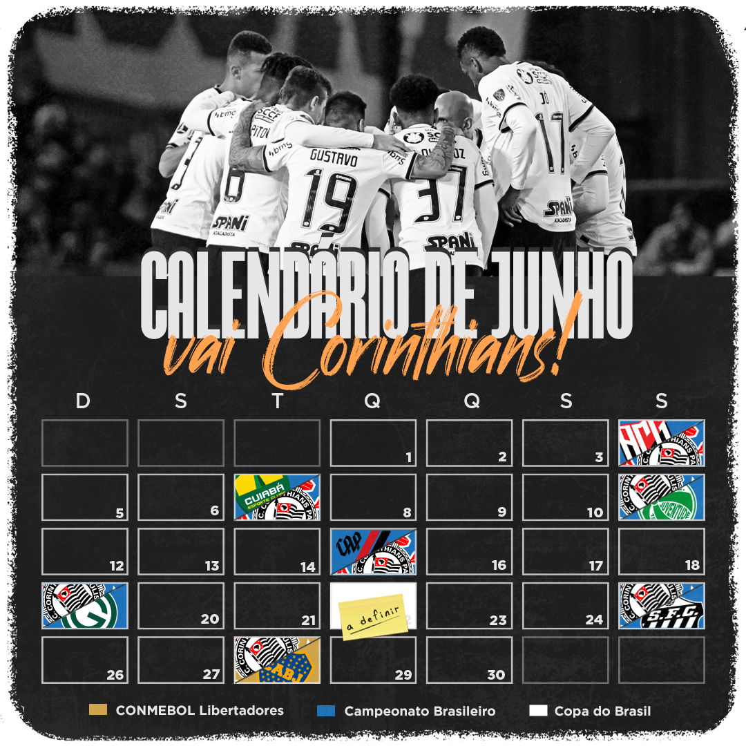 Agenda do Corinthians - Guia de jogos do Corinthians