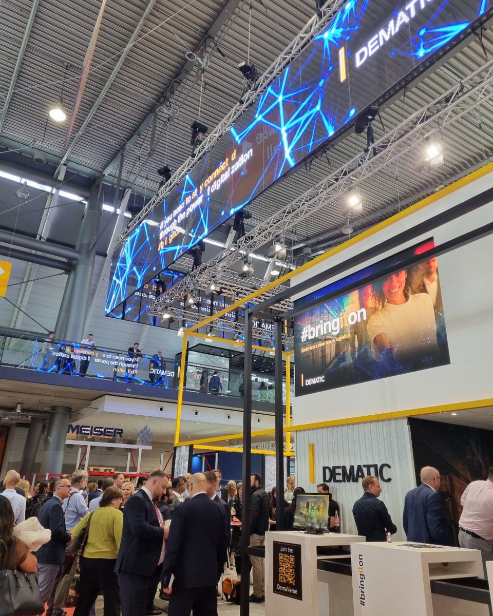 DematicGlobal's tweet image. Day✌️of #Logimat2022 is underway with exciting conversations at our @dematicglobal booth about the new era of #logistics! Stop by Hall 1 / B37 to say hello 👋 to the team. #bringiton