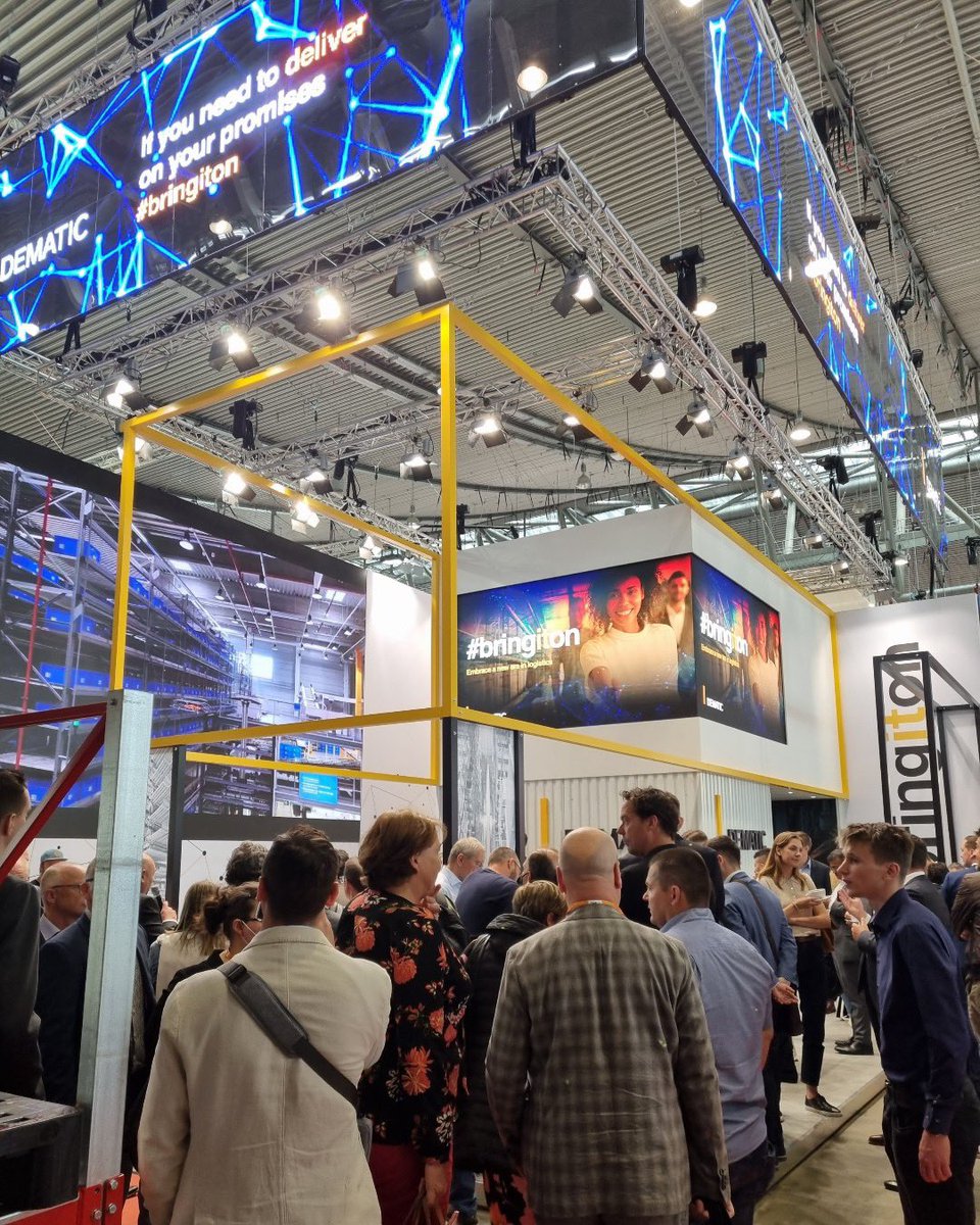 DematicGlobal's tweet image. Day✌️of #Logimat2022 is underway with exciting conversations at our @dematicglobal booth about the new era of #logistics! Stop by Hall 1 / B37 to say hello 👋 to the team. #bringiton