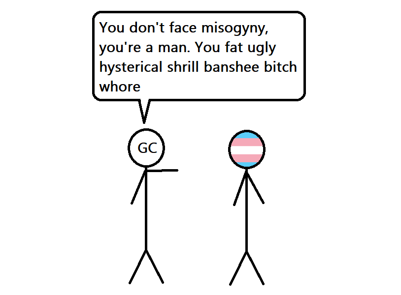 KatysCartoons's tweet photo. I'd find it much more believable that you saw me as a man if you weren't misogynistic to me all the time https://t.co/ZAH08Z1jrG