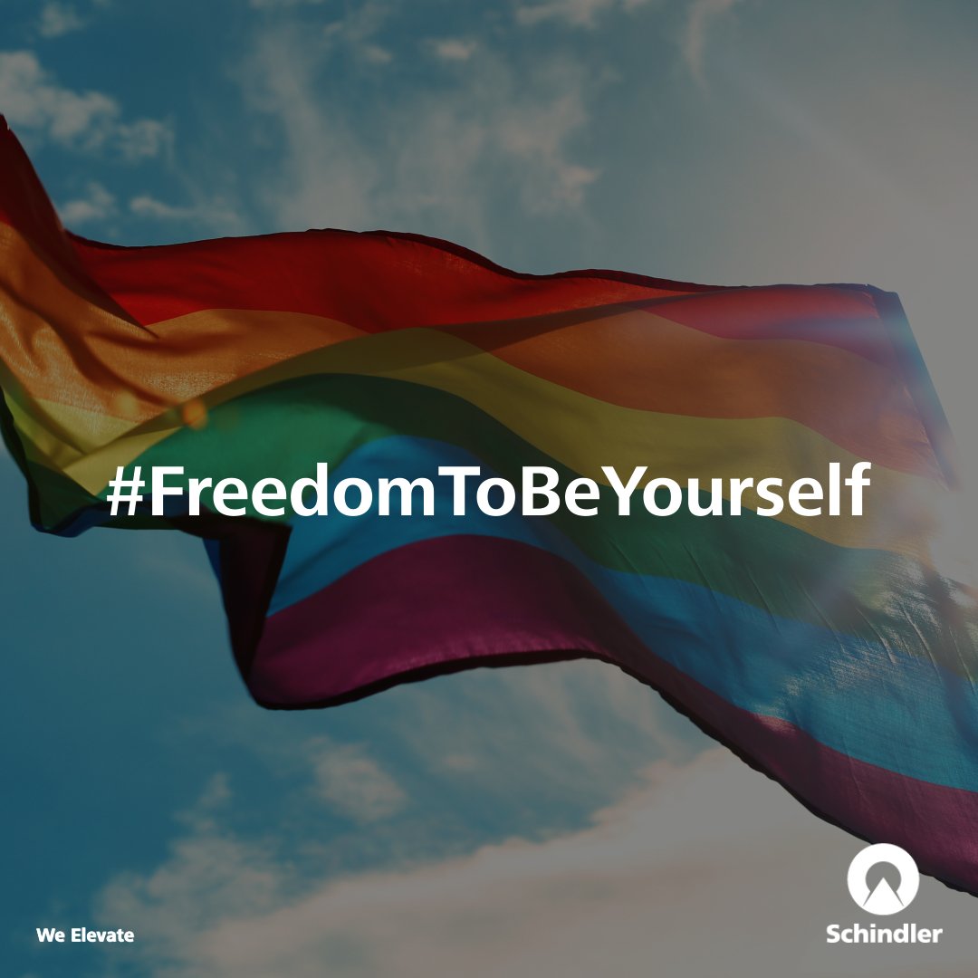 SchindlerIND's tweet photo. A month of celebrating #pride, a month of celebrating #FreedomToBeYourself.
A time to rethink #equality, embrace #diversity and fight #discrimination.
A time to set yourself free and let the #FreedomToBeYourself prevail.
Stay tune to know more! https://t.co/p8Wc9aYIl1