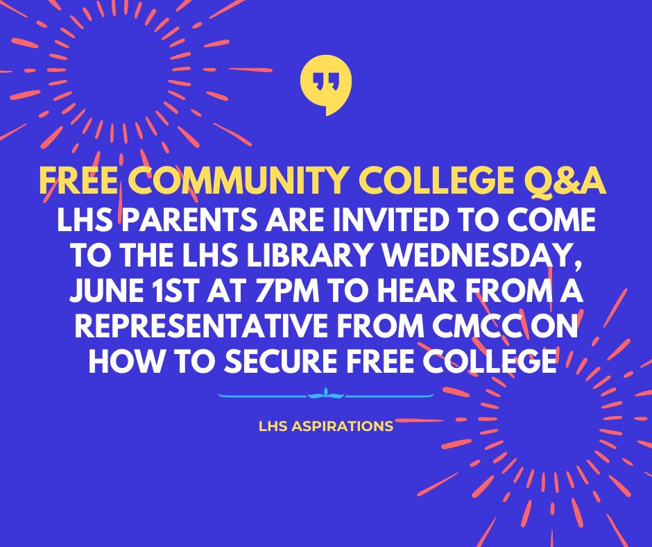 LHS Aspirations tweet media