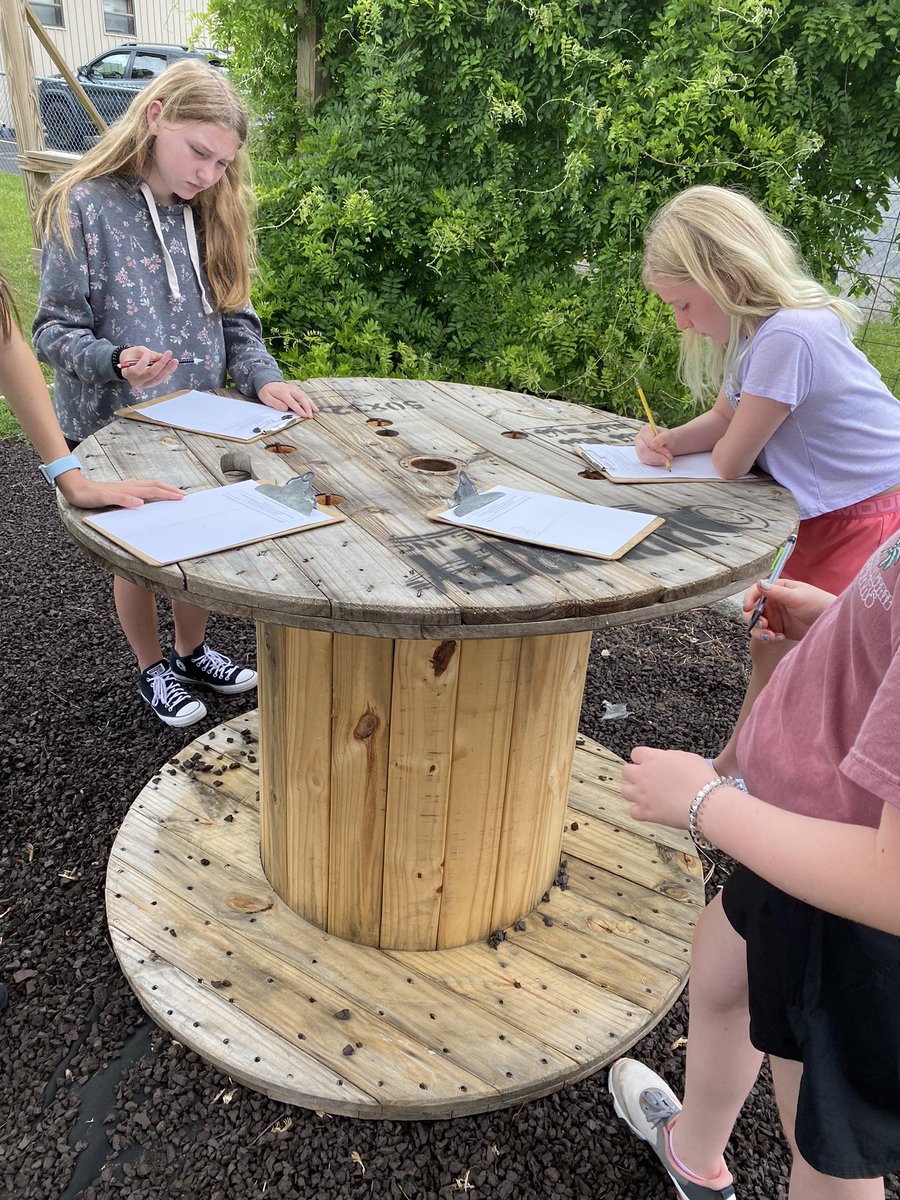 ManVsTeaching's tweet photo. Got outside yesterday afternoon to our “outdoor classroom”. 🌳📚Students this June will be planning and creating a model of their dream outdoor classroom. We will be working to beautify our outdoor classroom and balancing a budget. 💵#STEAMazing #STEAMYsummer https://t.co/epjznsR8uD