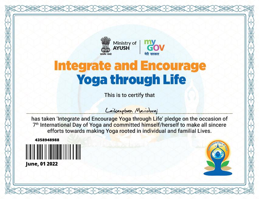 LaikangbamVii's tweet photo. Let's Pledge for Yoga and committed ourselves towards making Yoga rooted in our life.
@HQ_DG_NCC @NER_NCC
@GpImphal #nccimphal
@65girlsncc
@moayush https://t.co/7jEdqgpVhB