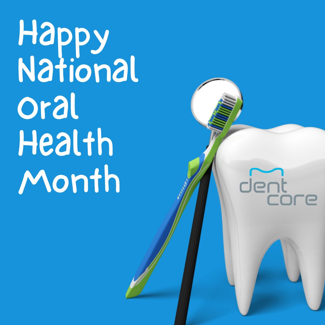 Dentcore1's tweet photo. June is Oral Health Month.

This month is to remind us all that good oral hygiene can help keep our mouths and overall body healthy. When was the last time you saw a dentist? If it's been more than six months, it's time to make an appointment.

#NationalOralHealthMonth #DentCore https://t.co/NWl0KMnlZo