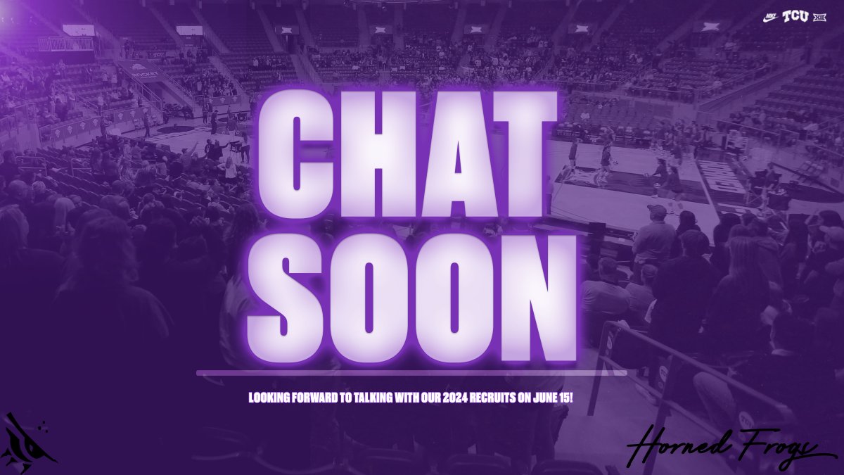 TCUvolleyball's tweet photo. June 15th is just 2️⃣ weeks away 👀
We’re so excited to talk with all of our #FutureFrogs from the Class of 2024!
#GoFrogs https://t.co/SXg6sQuIFY