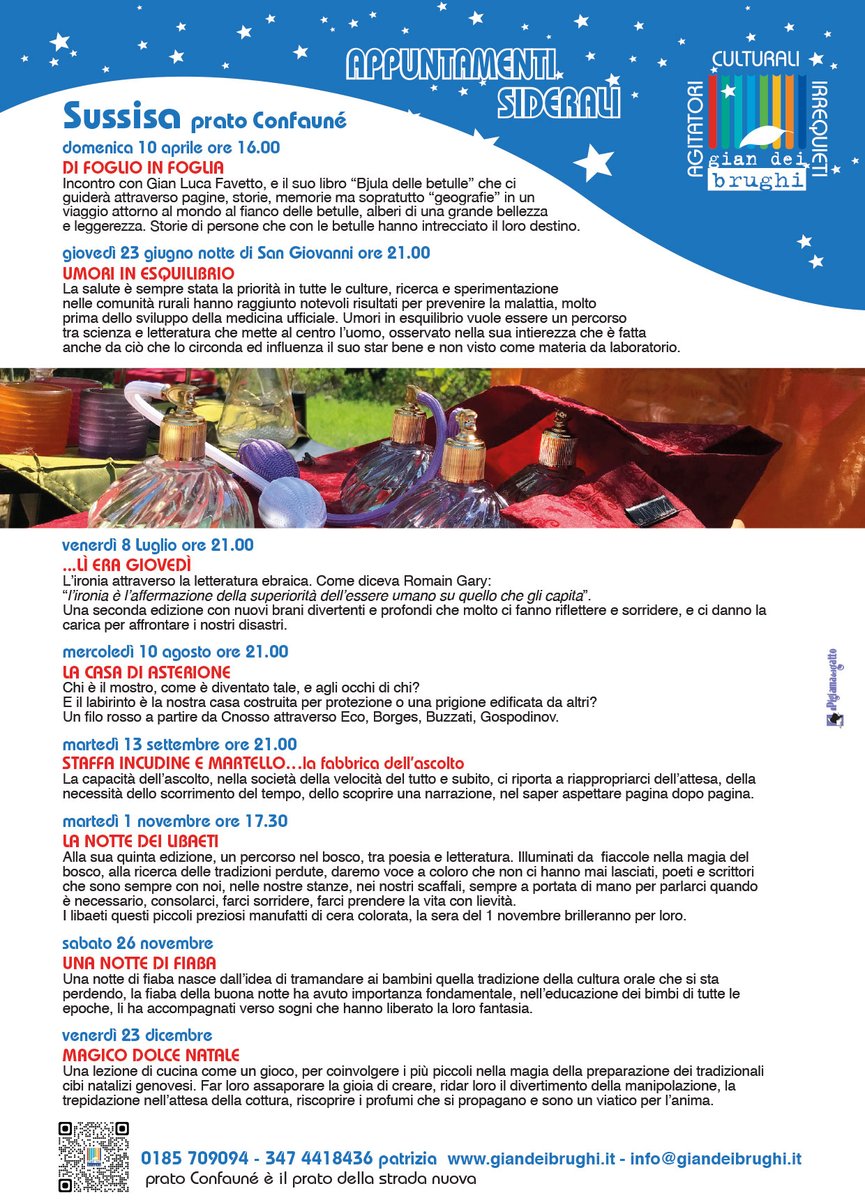 IrrequietiGdB's tweet photo. Il programma degli #appuntamentisiderali #giandeibrughi 2022. Vi aspettiamo a #sussisa nel nostro #anfiprato https://t.co/KHN7UWcXtF
