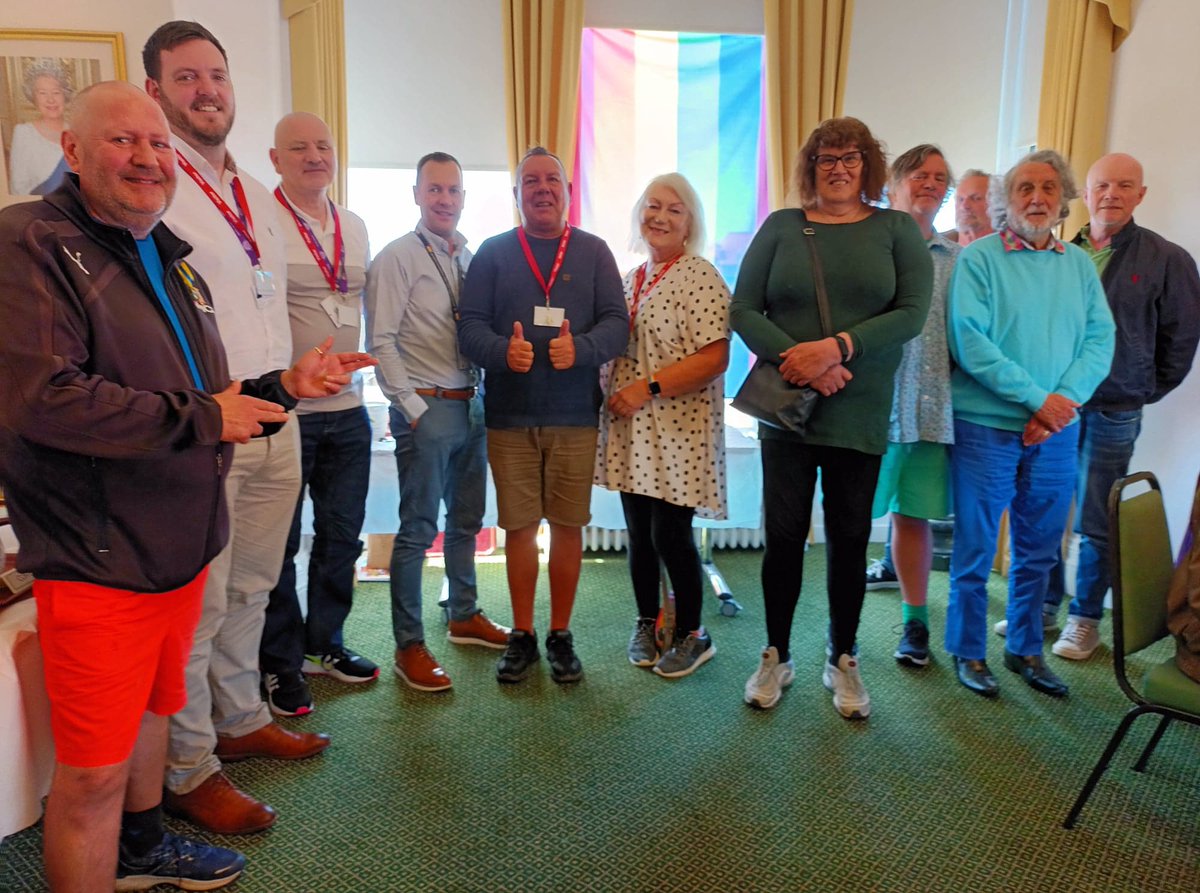 Thank you @AndrewNoble16 and @CarolynMMercer for inviting us to attend the 10th anniversary of the @LythamLet at @fyldecouncil Town Hall as part of #PrideMonth #pride2022 Great to see support from @PCIanAshton @LancsPolice @HorizonLGBTQ @LancsLGBT @FyldeCoastLGBT