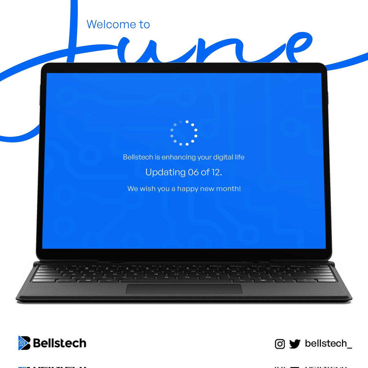 bellstech's tweet photo. Techie June! 
.
Comment below,what device you're secretly wishing for... 
N.B:(Wishes are met in june😉)
.
.
Let's swap up your digital life 😎🔩⚙
📞: +2348153838529

#Bellstech #June2022 #EnhancingYourDigitalLife #Phones #Digital https://t.co/3by6iYRjRs
