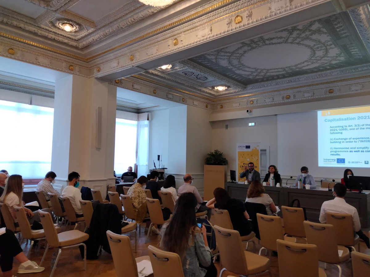 Crossinnoproje2's tweet photo. #transnationalevent
📣#CROSSINNO project event ends with the session "Insights for a better territorial cooperation" with @AgenziaCoesione, @EUSAIR , @_Eusalp , @InteractEU and @cittametrobo .
🤩 Thank to all the participants and speakers to be part of this great #event! https://t.co/4g4yke1cGh