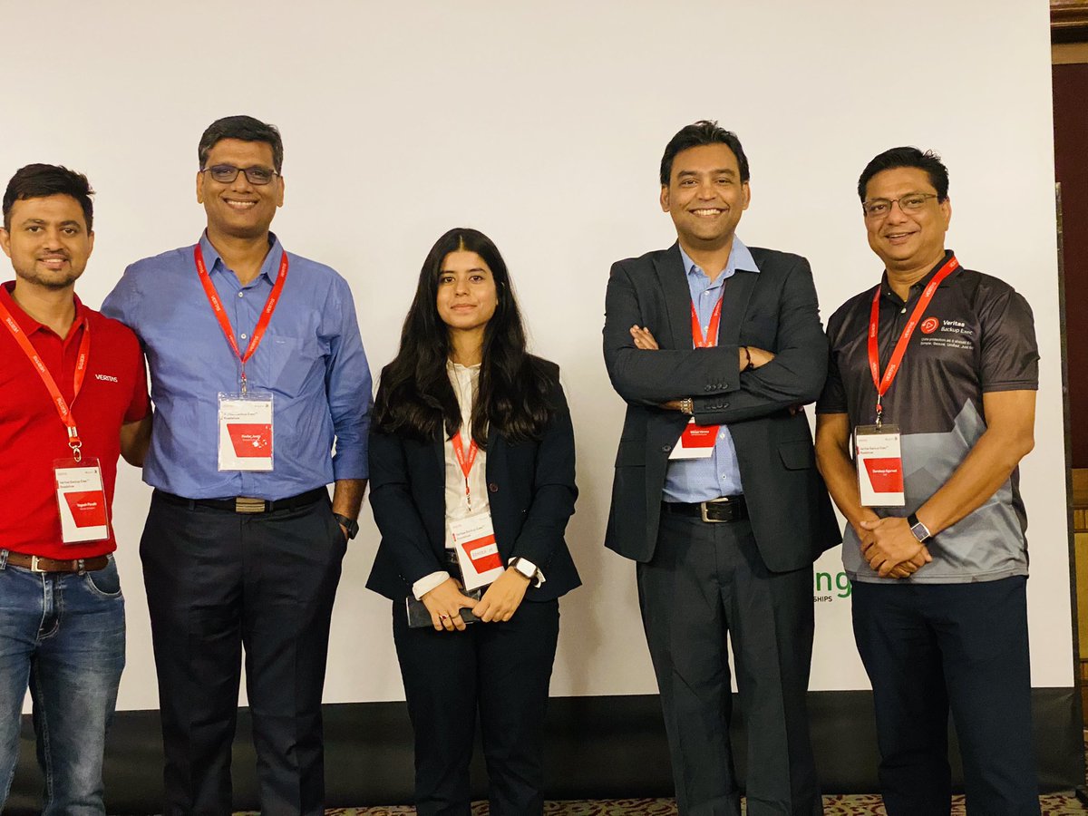 iVarunVerma's tweet photo. Standing-room-only crowd in Pune for the Veritas #BackupExec Partner Roadshow!
We had some very powerful speeches and a very captivate audience with some fantastic questions.
#India #dataprotection #ransomware #cybersecurity https://t.co/RFPbQZvfzd