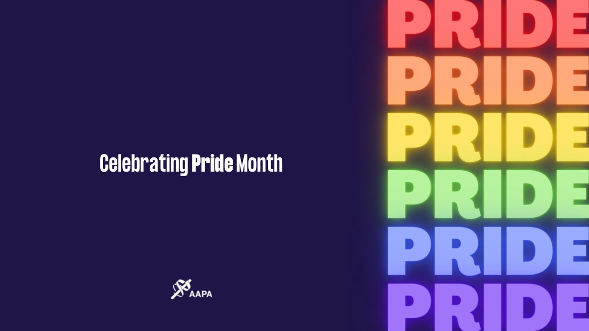 AAPAorg's tweet photo. Happy #PrideMonth! Celebrating our LGBTQ+ PAs and our LBGTQ+ patient populations. https://t.co/Dux8D3L4nF