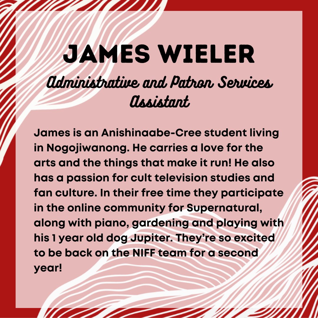 nogofringefest's tweet photo. NIFF is so excited to take the next few days to introduce our festival staff!
James is here for the second year to help us get all of our ducks in a row!
#FringeFests #NIFF2022 #caff #Peterborough #Indigenous #indigenousperformanceart #peterboroughperforms #LongLiveTheFringe https://t.co/48psYbYbeW