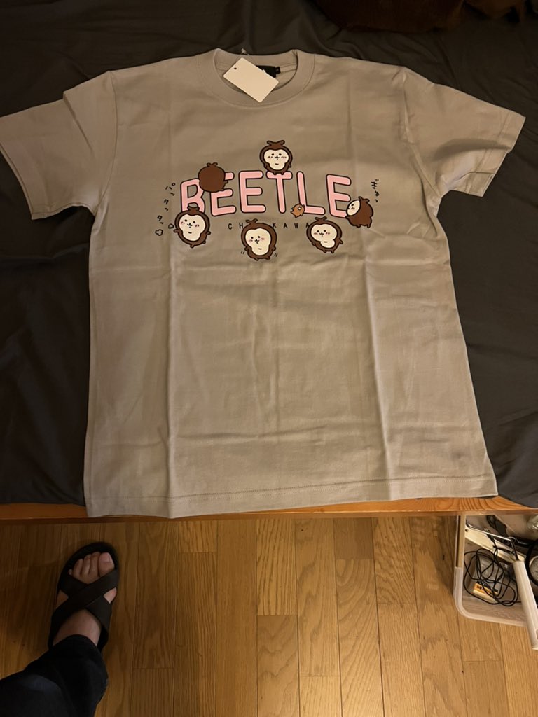 ちいかわ カブトムシ カブちゃん Tシャツ - Tシャツ/カットソー(半袖 ちいかわ カブトムシ カブちゃん Tシャツ - Tシャツ/カットソー(半袖