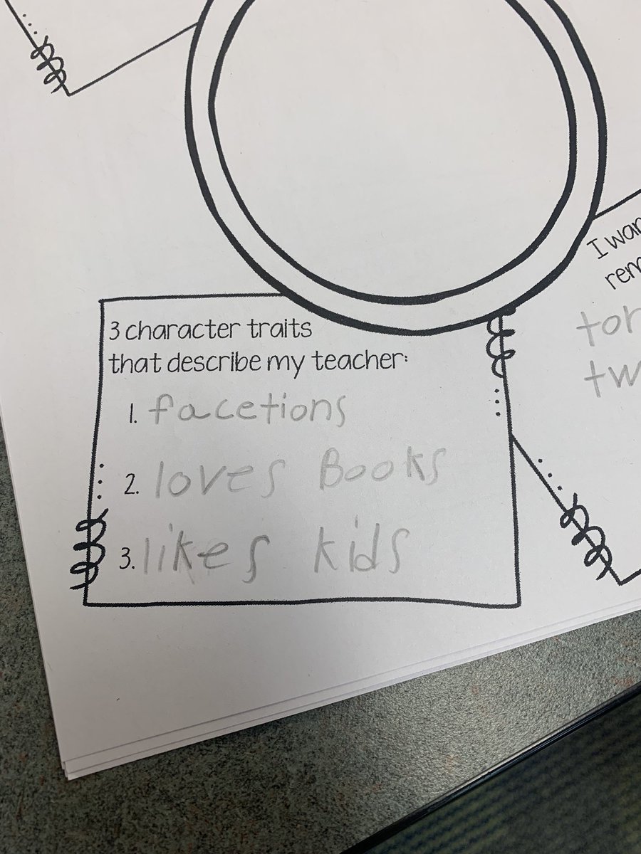 Bonus tweet: You take the good - see pic 😍. You take the bad - same kid, dead serious, “Oh, I thought you were 61.” 😳🥴 That’s the facts of life - I mean teaching. Year 22 is coming to an end, and I’m still laughing!