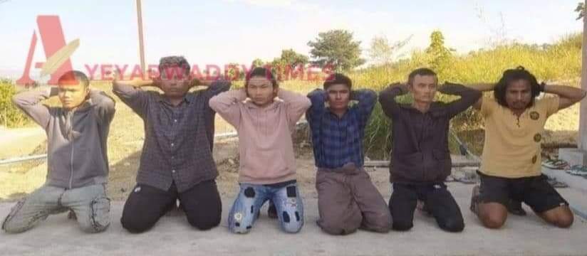 SaveMM99's tweet photo. 12 Maubin locals who were arrested while Junta Terrorists were offensively attacking into #LayKayKaw city on December,2021 had been sentenced to 5 years in prison each from Junta's court in Myawaddy TSP. The 12 unlawfully sentenced locals are education staffs,(1/2)#2022June1Coup https://t.co/lsTuMt05YV