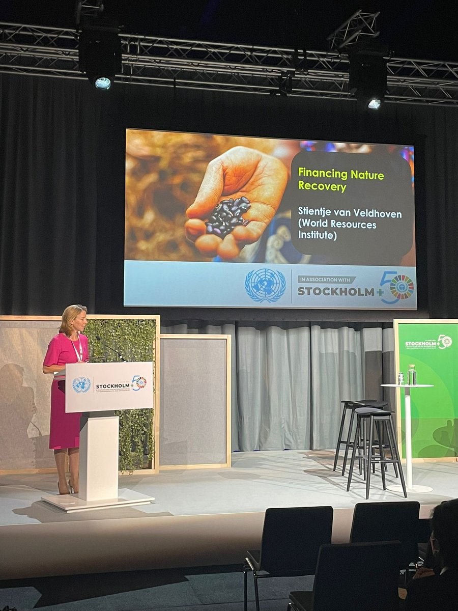 World Resources Institute Europe (@wrieurope) on Twitter photo <a href="/SvVeldhoven/">Stientje v Veldhoven</a> at <a href="/StockholmPlus50/">Stockholm+50</a>: "In a time of crisis, governments have important levers they can
use to accelerate the transition to a nature positive, net zero economy. All while ensuring healthy, nutritious and affordable food for the entirety of the global population." <a href="/SvVeldhoven/">Stientje v Veldhoven</a> at <a href="/StockholmPlus50/">Stockholm+50</a>: "In a time of crisis, governments have important levers they can
use to accelerate the transition to a nature positive, net zero economy. All while ensuring healthy, nutritious and affordable food for the entirety of the global population."