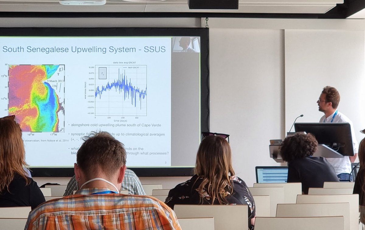 Happy to share some of my PhD work last week at #EGU22, talking about the dynamical and biogeochemical response of the South Senegalese Upwelling System to synoptic wind variability

meetingorganizer.copernicus.org/EGU22/EGU22-37…

also, train from Paris is definitely a must do! #FlyingLess #EGUByTrain
