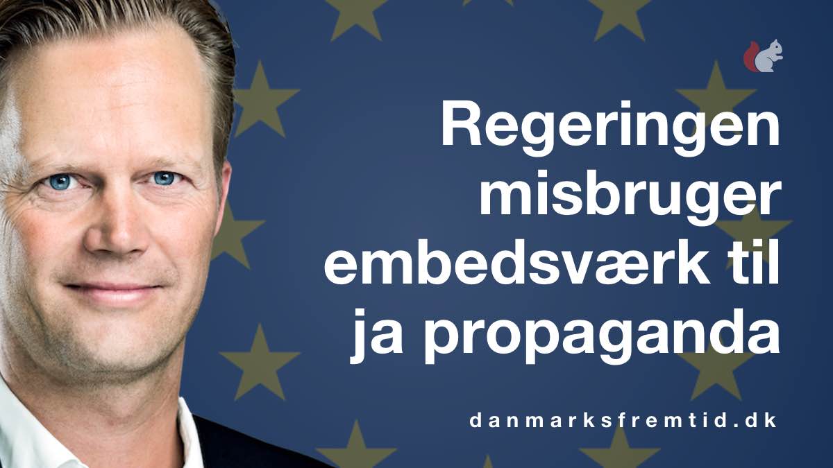DanmarksFremtid's tweet photo. På selve dagen, hvor vi skal stemme om afskaffelse af EU forsvarsforbeholdet, misbruger regeringen dansk EU-repræsentation til ja propaganda.

@JeppeKofod @DanishMFA @DKinEU 

#dkpol #eudk #stemnej 

https://t.co/Gb5qn8NNvi https://t.co/CF9LthOEPG