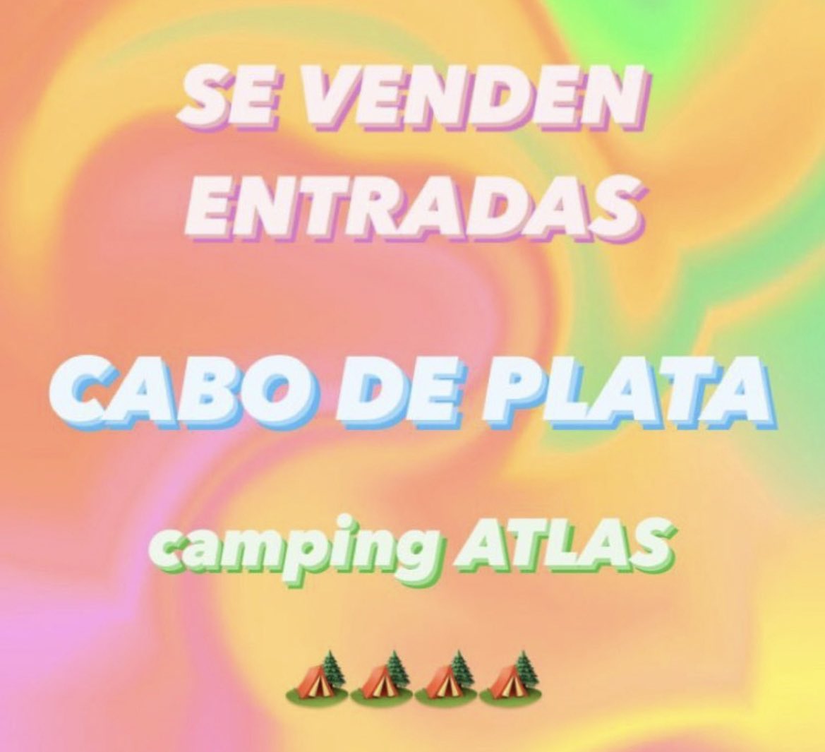 Noelia_Montero1's tweet photo. VENDO ENTRADA CABO DE PLATA + ABONO ATLAS 🙏🏼 https://t.co/q36YxnYayr