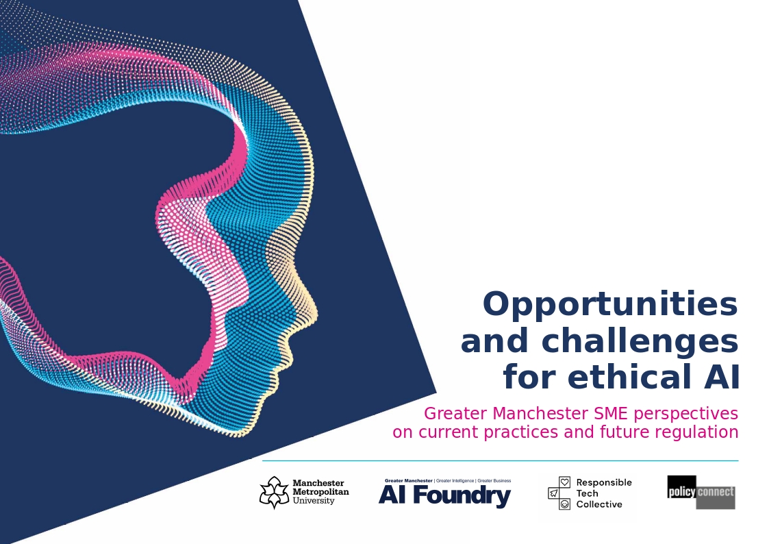 Centre for Enterprise (@mmucfe) on Twitter photo Academics from <a href="/ManMetUni/">Manchester Metropolitan Uni</a> including Professor <a href="/KeeleyACrockett/">KeeleyCrockett</a> and <a href="/Impactably/">Edwin Colyer</a> have launched a new case study booklet: Opportunities and Challenges for #EthicalAI with SME perspectives on current practices and future regulation 📃🤖
Take a look here ➡️ mmu.ac.uk/business-schoo… Academics from <a href="/ManMetUni/">Manchester Metropolitan Uni</a> including Professor <a href="/KeeleyACrockett/">KeeleyCrockett</a> and <a href="/Impactably/">Edwin Colyer</a> have launched a new case study booklet: Opportunities and Challenges for #EthicalAI with SME perspectives on current practices and future regulation 📃🤖
Take a look here ➡️ mmu.ac.uk/business-schoo…
