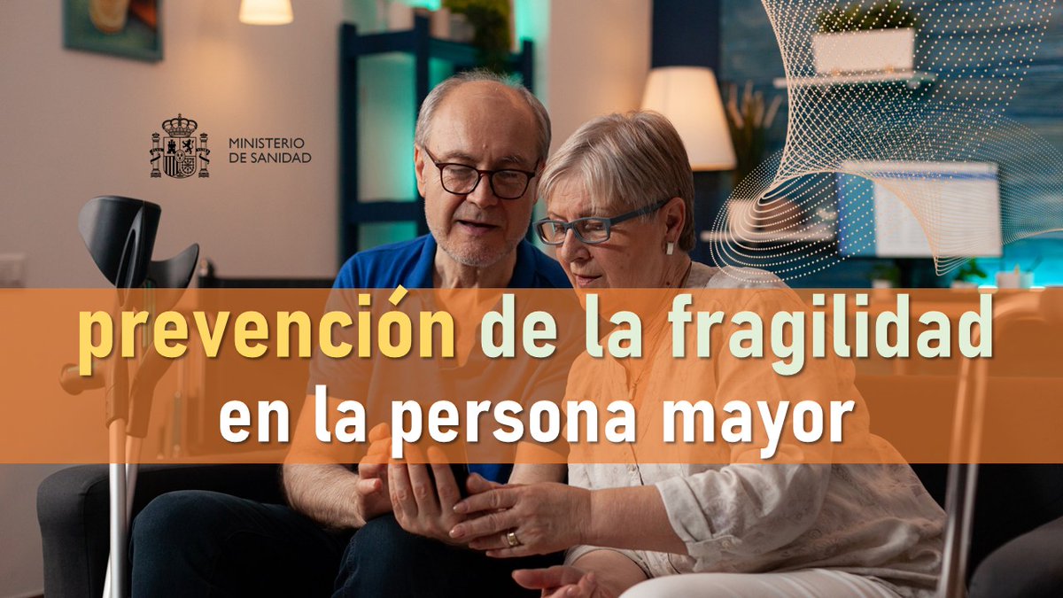 📰 Sanidad actualiza el documento de prevención de la #fragilidad, una condición que afecta a un 18% de los mayores de 65 años

🔗sanidad.gob.es/gabinete/notas…

🔊 Prevenir la fragilidad es posible

#EnvejecimientoSaludable