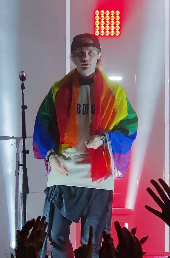 CALMsos98's tweet photo. "Pride month? More like pride life!!!" - @Ashton5SOS Happy Pride all my lovelies!!! π³οΈβπ β€οΈπ§‘ππππ #HappyPrideMonth #PrideSOS https://t.co/psbs9yPnBx