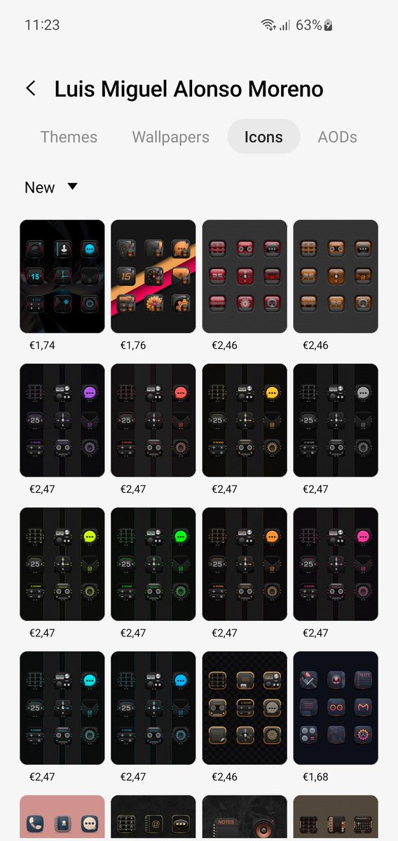 Hey ios designers this guy is stealing your icons and sell them on samsung theme store if you know this idiot block him and do not sell him nothing