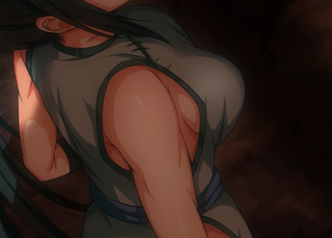 脇の横からはみ出るお乳! 