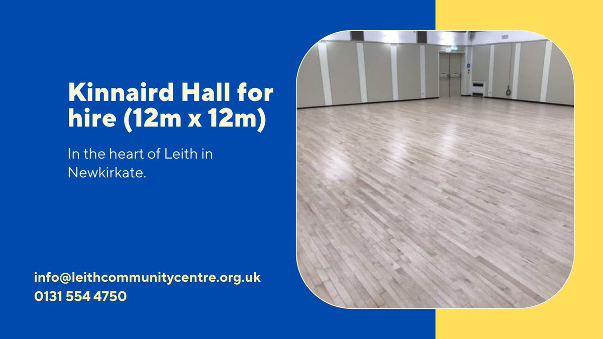Leith Community Centre tweet media