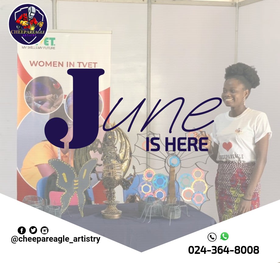 cheepareagleart's tweet photo. We Wish All Our Cherished Customers A Productive Month🌹

#happynewmonth #productive #productivemonth #monthofjune #june #Cheepareagleartistry #youdreamwecreate #youngafricanworks  #trends #tishthewelder https://t.co/nQEAcrLF0T