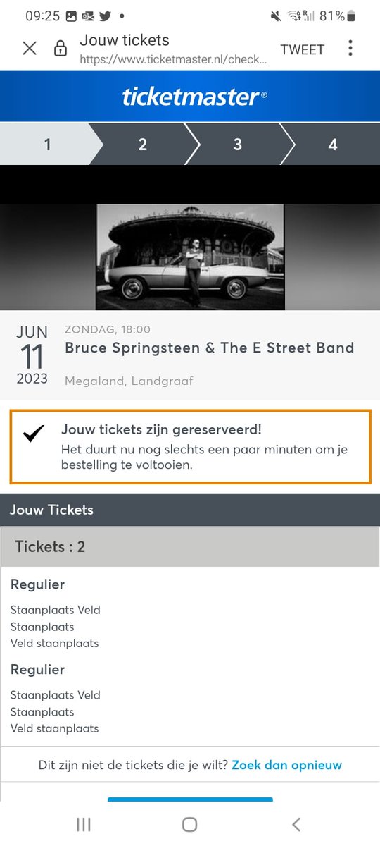 greweldinger's tweet photo. Zo jammer dit @Ticketmaster_NL https://t.co/yRQDKCRL2E