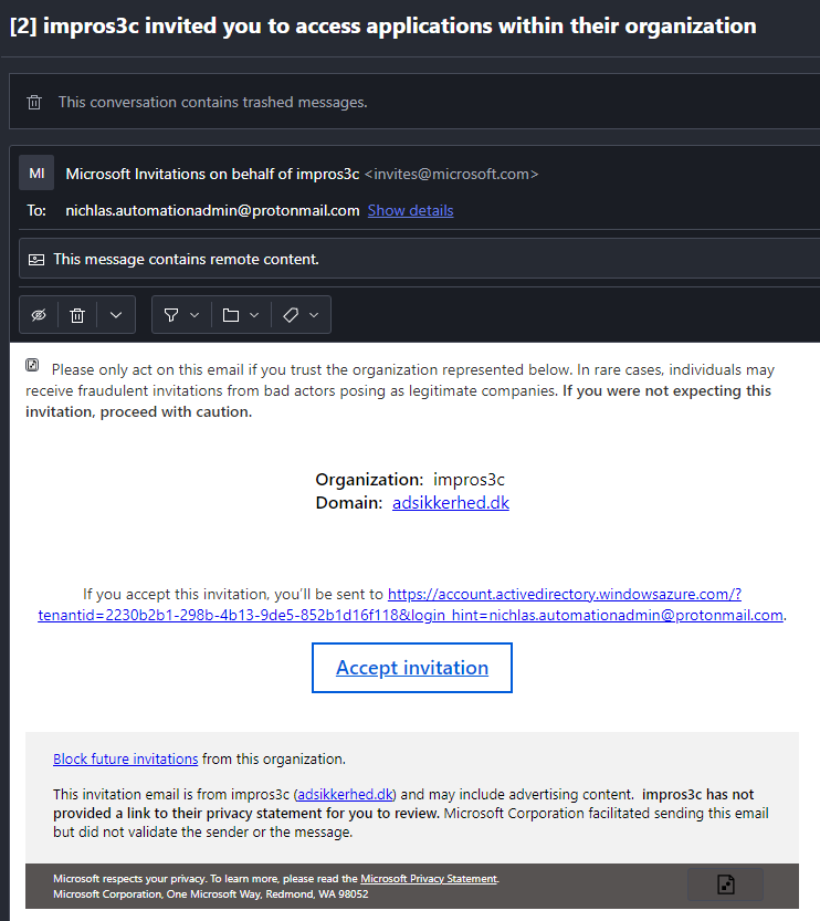 CyberWarship's tweet photo. "Read2Own: Red Teaming Microsoft Azure"

#infosec #pentest #redteam
https://t.co/qSo3aYluGB https://t.co/BucyCiB1R7