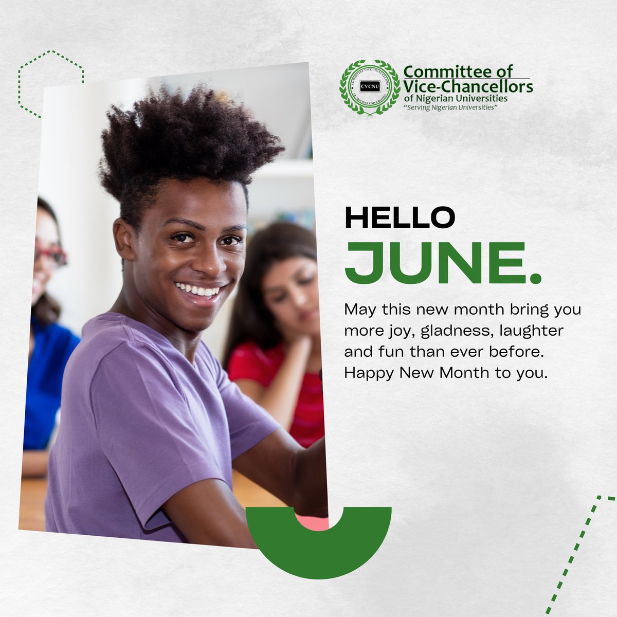 CVCNU's tweet photo. Cheers to the new Month!

Wishing you the very best of JUNE.
#cvcnu #cvcat60 #june #newmonth https://t.co/peLdEjiHS0