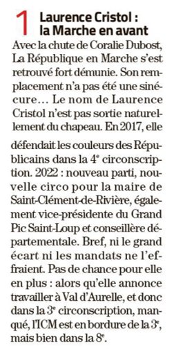 Quand la candidate de la Majorité Présidentielle n'a pas fait la mise à jour sur son #GPS.

✅ #LR aux législatives en 2017
✅ #PS aux cantonales en 2021
✅ #LREM aux législatives 2022

#opportuniste #parachutée 🪂

Faut arrêter de prendre les électeurs pour des jambons !