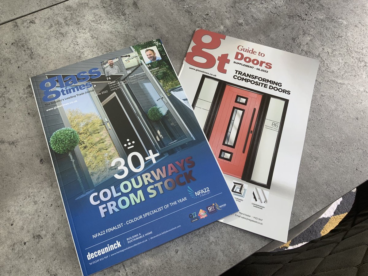 June edition of Glass Times with a lovely Doors Supplement….Happy Reading, Happy Jubilee Weekend 🤗