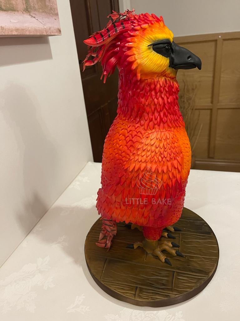 My attempt at Fawkes the Phoenix from <a href="/HarryPotterFilm/">Harry Potter</a> <a href="/HPWizardsUnite/">Harry Potter: Wizards Unite</a> #HarryPotter #fawkesharrypotter #cake #Phoenix #harrypotterfans