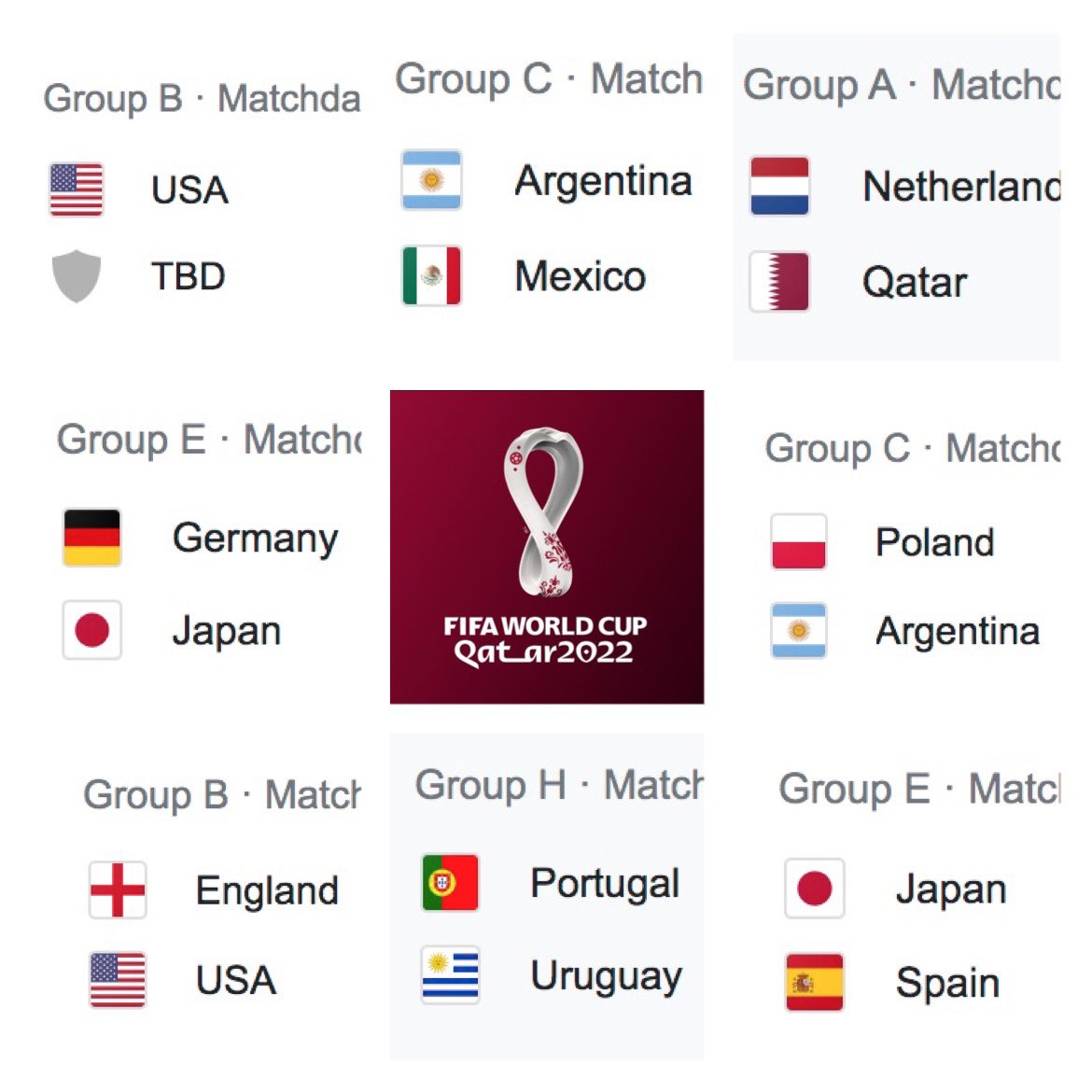 Although I didn’t get opener or final… I hit the motherload of group stage tickets for World Cup! Can’t wait for #WorldCup2022 #SeeYouInQatar #Qatar2022