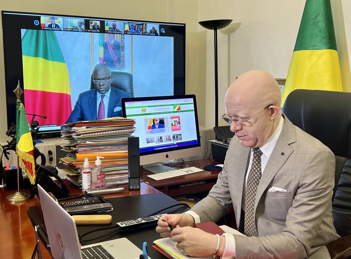 ThMoungalla's tweet photo. GOUVERNEMENT : début ce mercredi matin du conseil de cabinet sous l’autorité du Premier Ministre, Chef du Gouvernement ⁦@MakossoAnatole⁩.   #ComCG. https://t.co/V8q95121Ob
