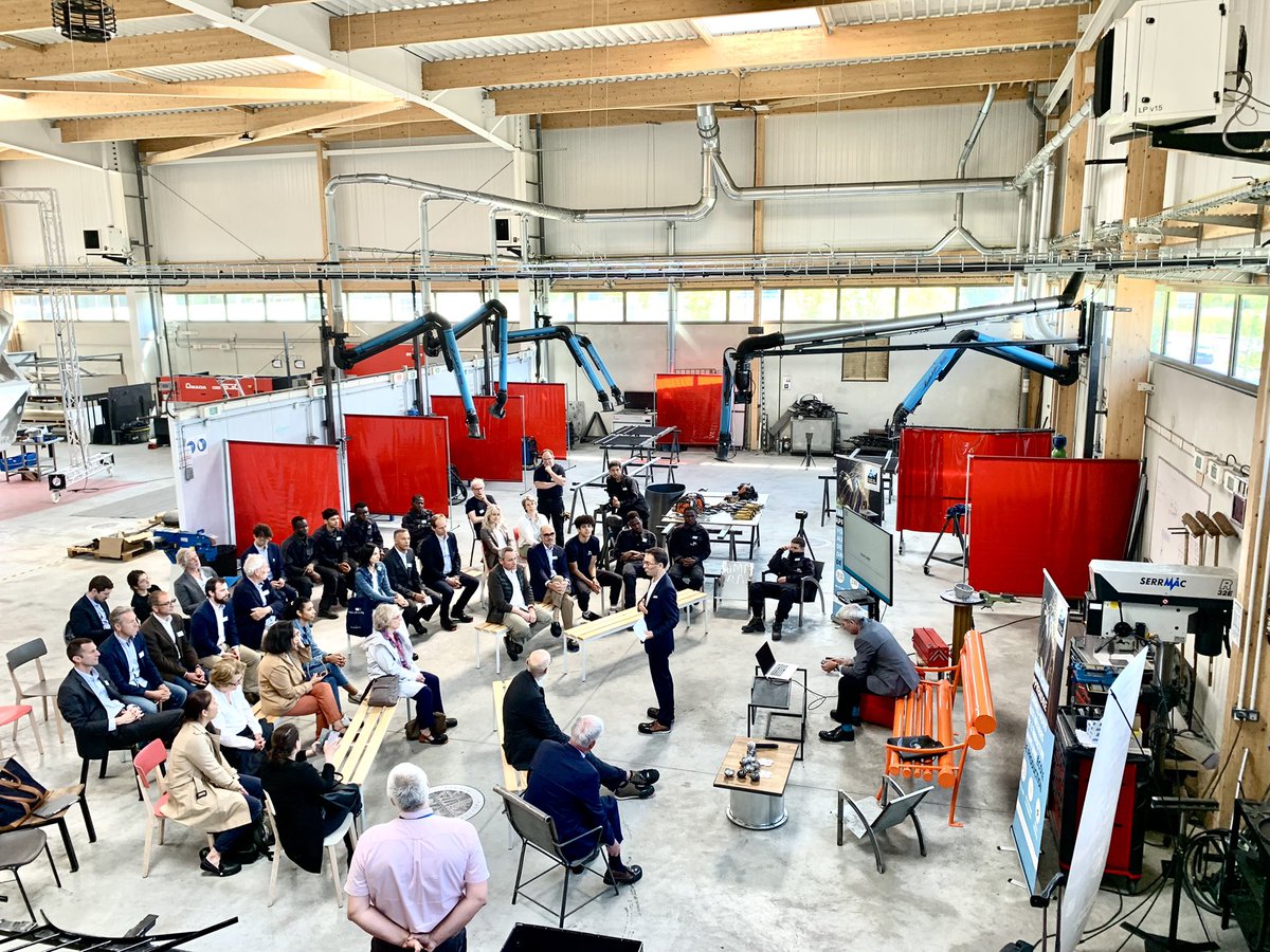 ⚙️ Ce matin, on se retrouve à l’ <a href="/IronAcademy1/">Iron Academy</a> pour la journée partenaires des @ecoleproduction dont <a href="/TotalEnergies_F/">TotalEnergies Foundation</a> fait partie. Faire pour apprendre, méthode pragmatique et efficace mise aussi en œuvre à <a href="/lindustreet/">L'Industreet</a> , notre campus des nouveaux métiers de l’industrie!