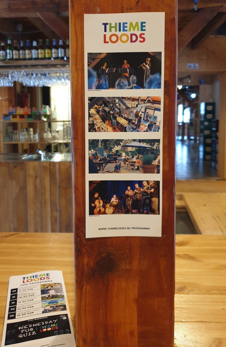 Hallo juni! Het nieuwe Thiemeloods maandprogramma is er weer.

Her en der liggen ze verspreid door Nijmegen. Al gespot?