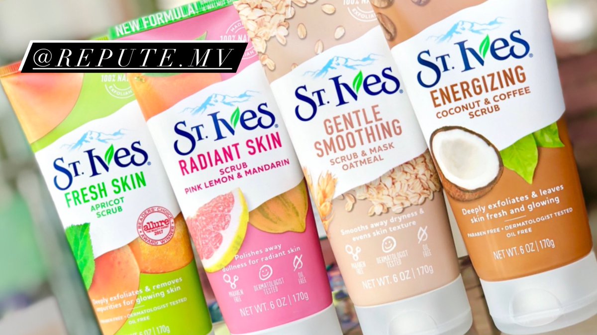 ST. Ives Facial Scrubs
To place your orders 👇🏼
instagram.com/repute.mv?igsh…