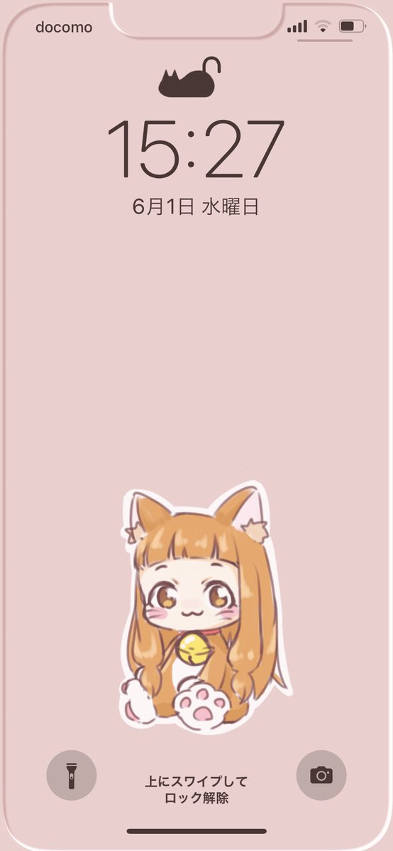 ロック画面のtwitterイラスト検索結果