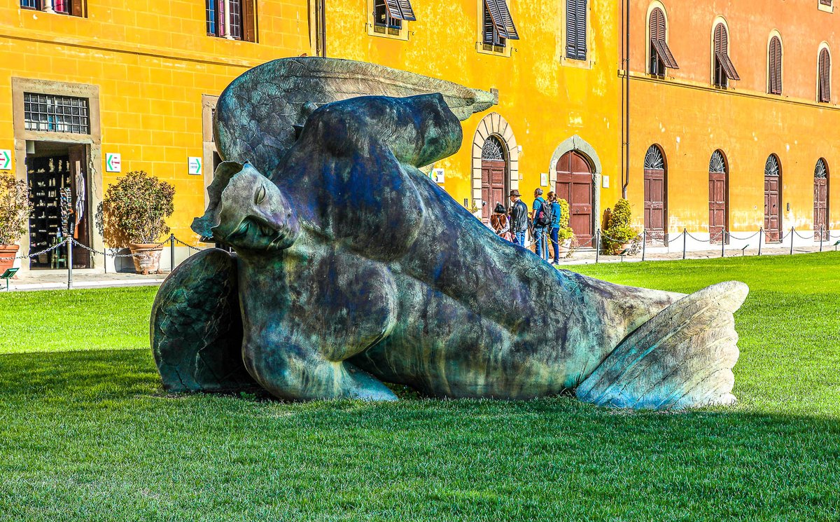 Sculptural Precision… There’s Such Beauty With The Fallen Angel By Angelo Caduto - Pisa, Italy “Photography is a form of time travel.” — Neil DeGrasse Tyson Make It A Great Day! #photography #travel #landscapephotography